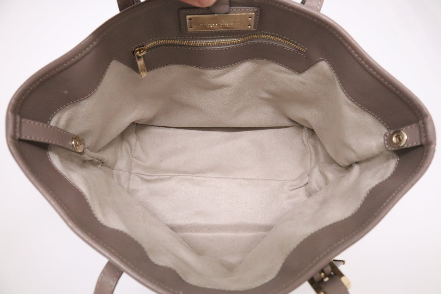 Jimmy Choo Small Sasha Tote in Grey Star-Studded Leather