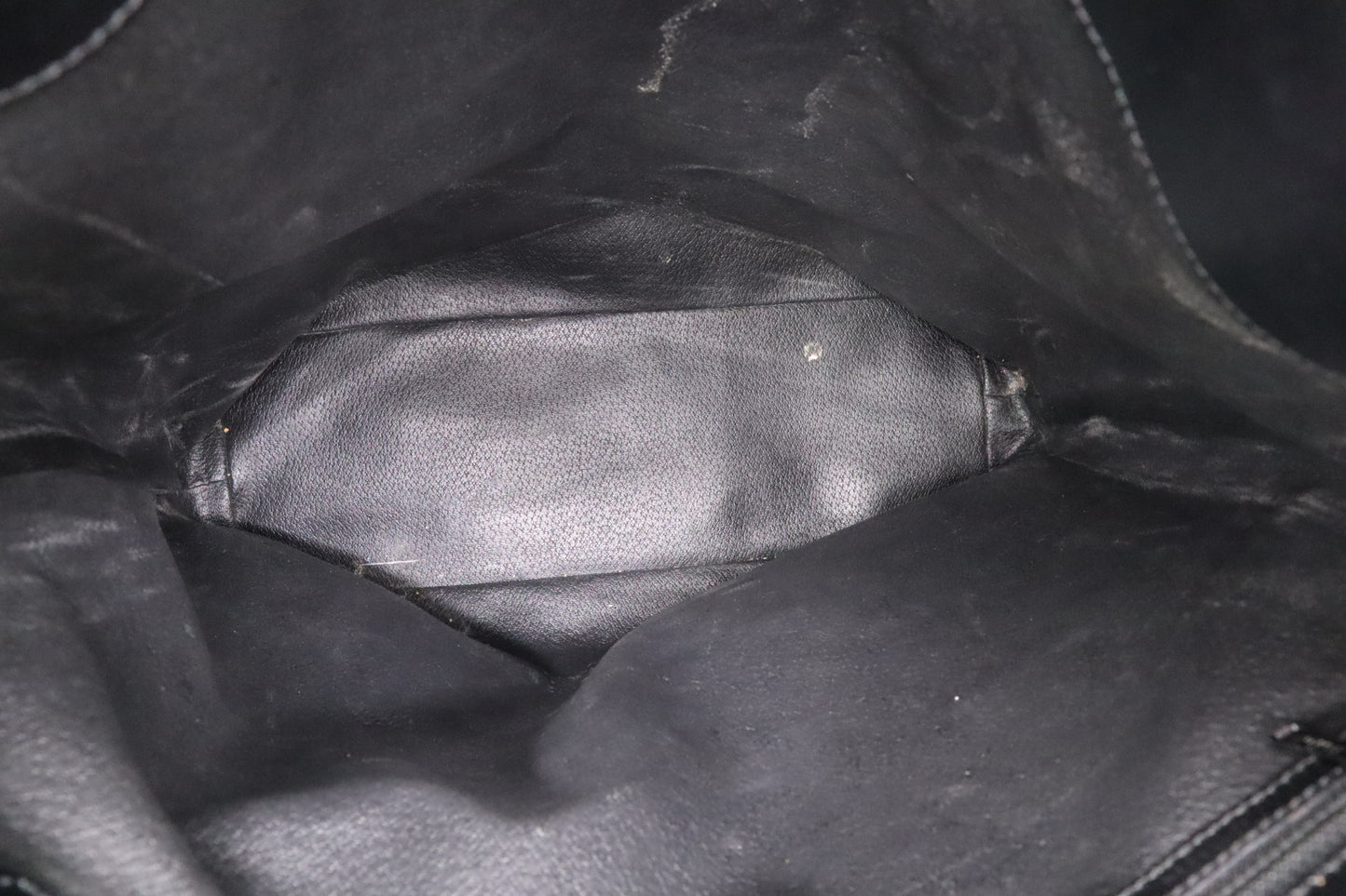 Celine Shoulder Bag in Black Macadam Canvas