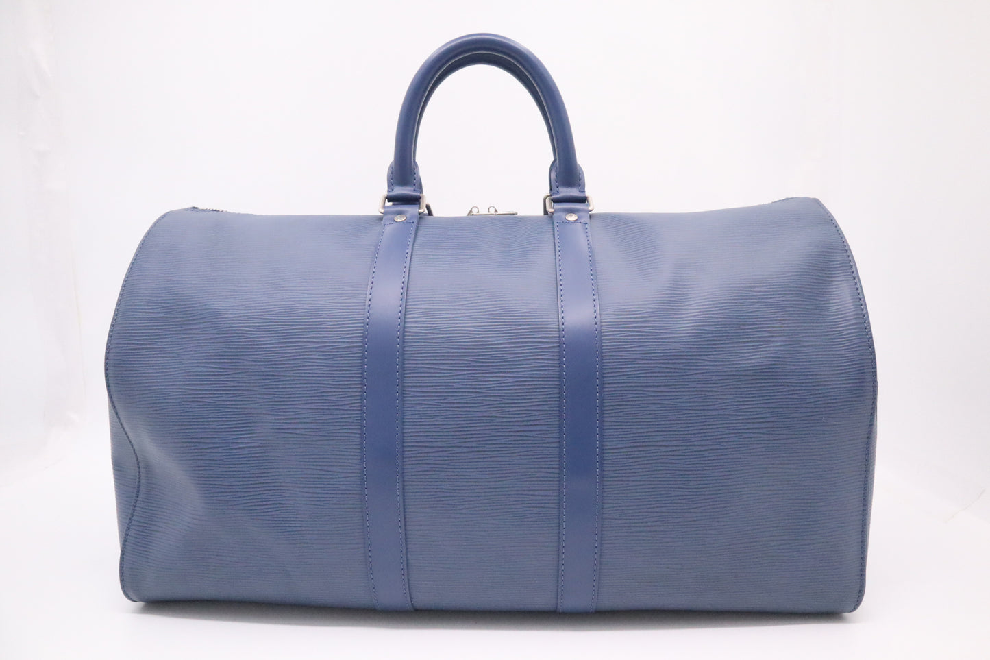 Louis Vuitton Keepall 45 in Navy Blue Epi Leather