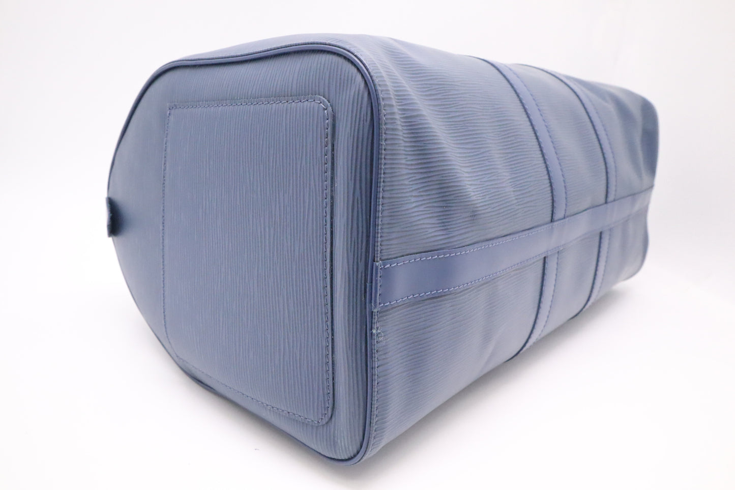 Louis Vuitton Keepall 45 in Navy Blue Epi Leather