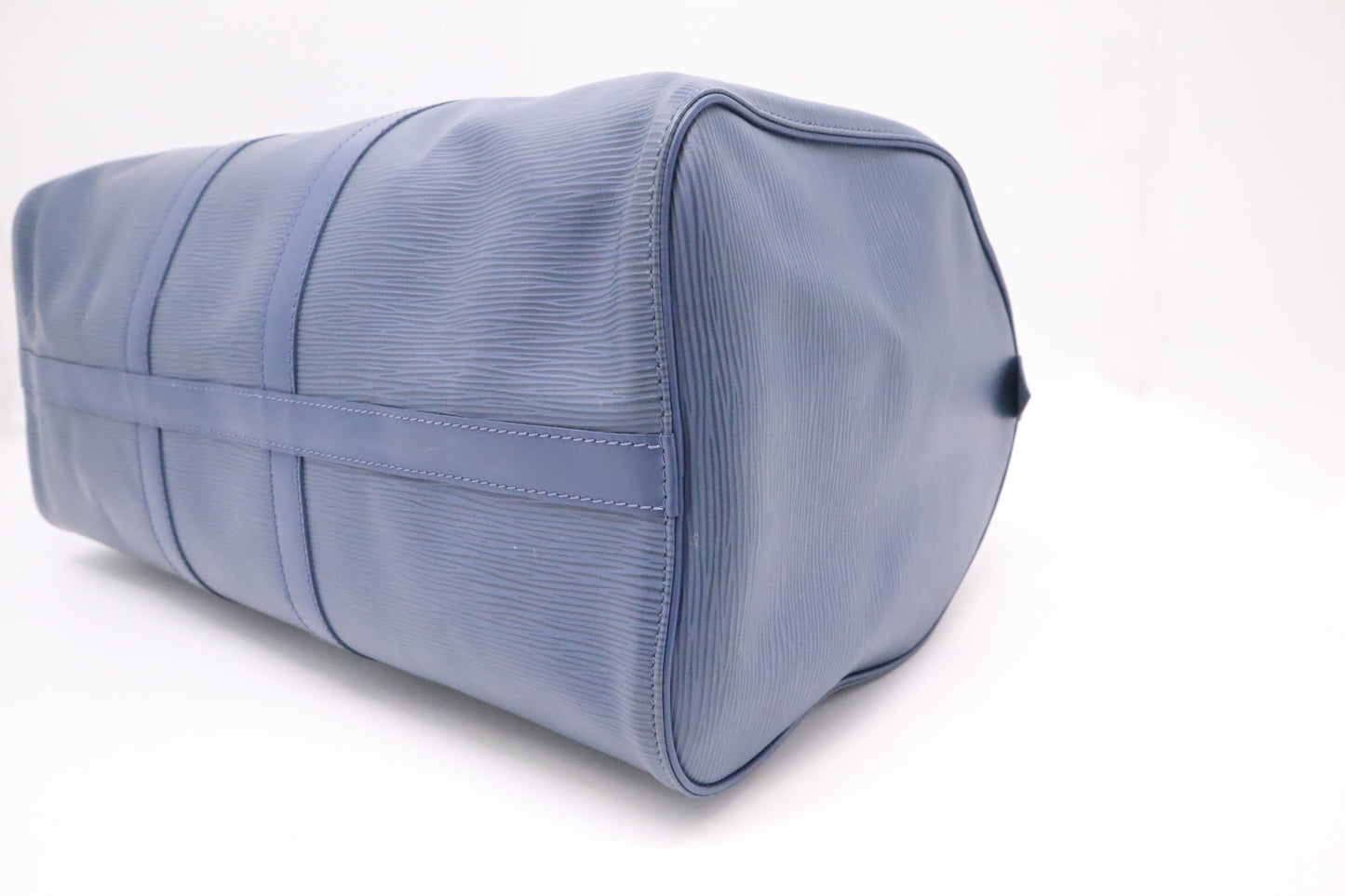 Louis Vuitton Keepall 45 in Navy Blue Epi Leather