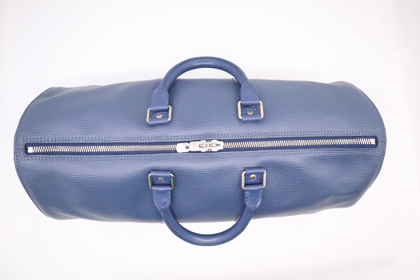 Louis Vuitton Keepall 45 in Navy Blue Epi Leather