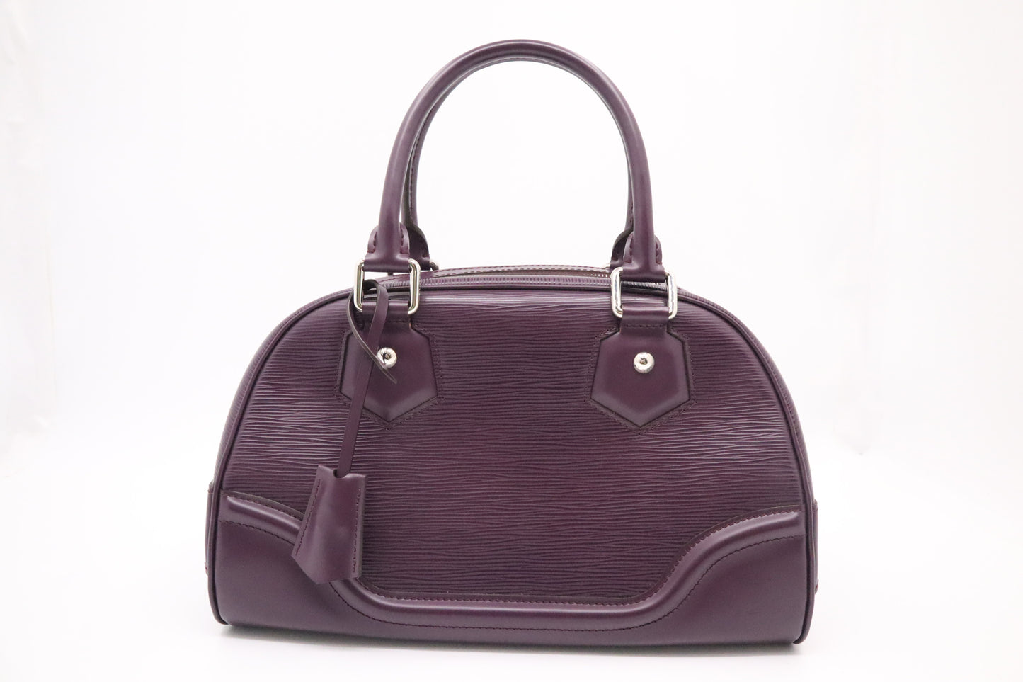Louis Vuitton Bowling Montaigne PM in Purple Epi Leather