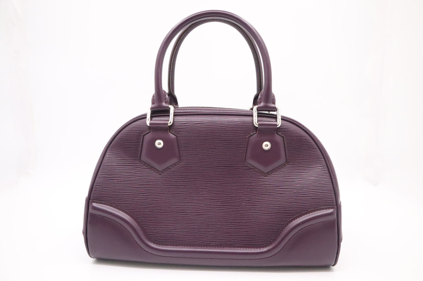 Louis Vuitton Bowling Montaigne PM in Purple Epi Leather