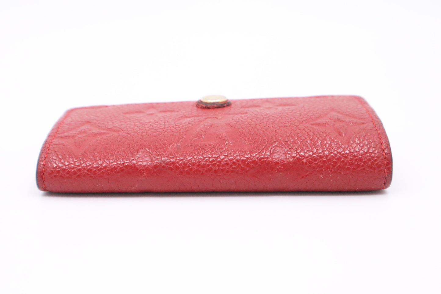 Louis Vuitton Key Case in Red Empreinte Leather