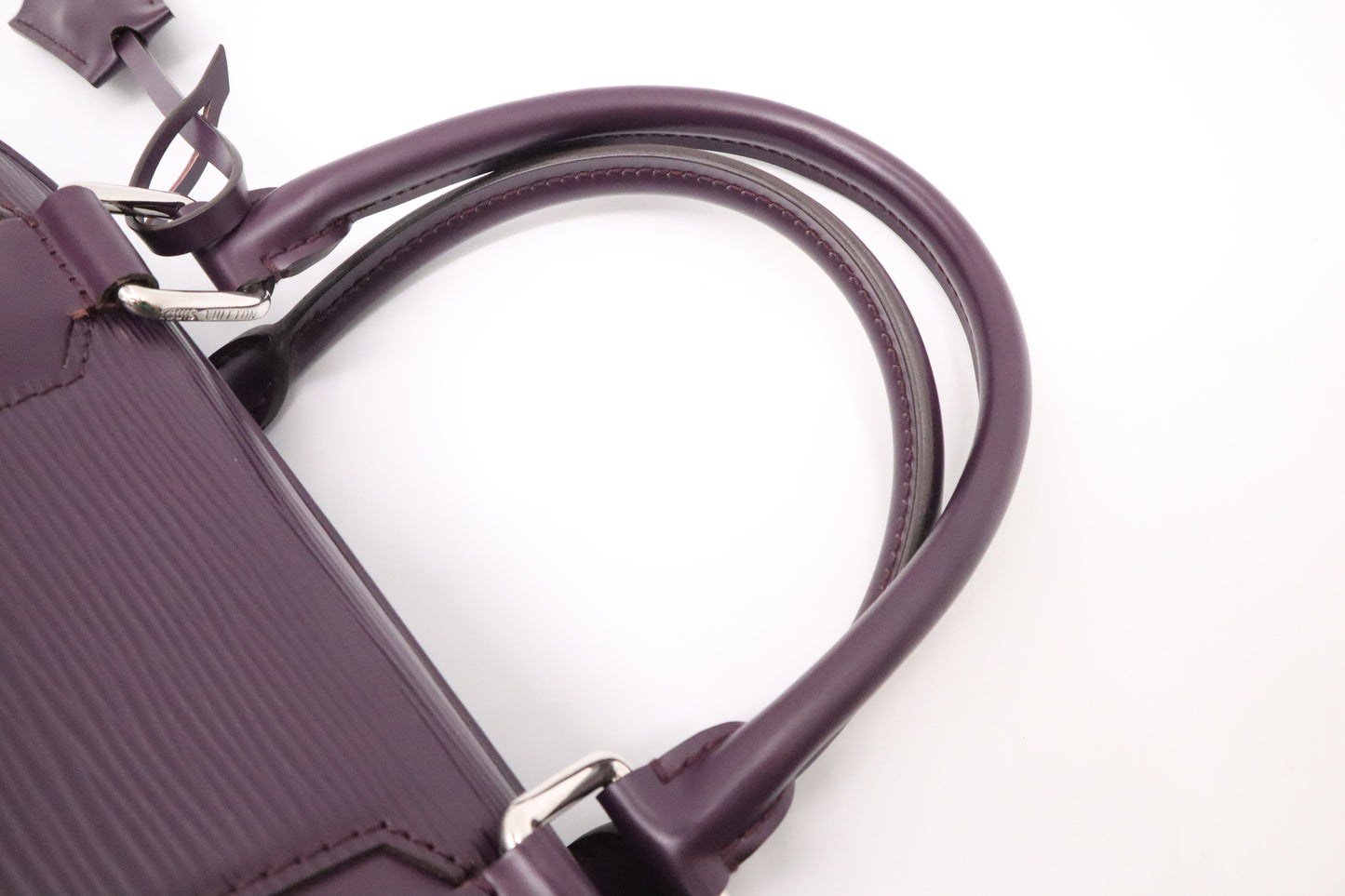 Louis Vuitton Bowling Montaigne PM in Purple Epi Leather