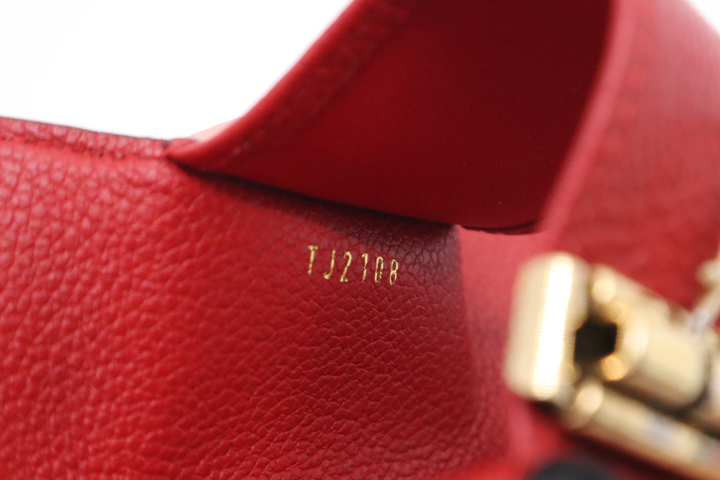 Louis Vuitton Key Case in Red Empreinte Leather