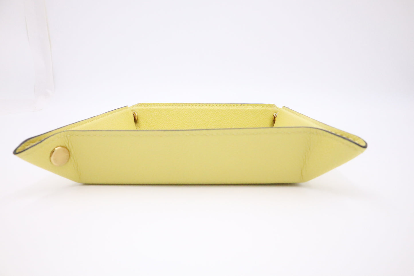 Louis Vuitton Jewelry Tray in Yellow Leather
