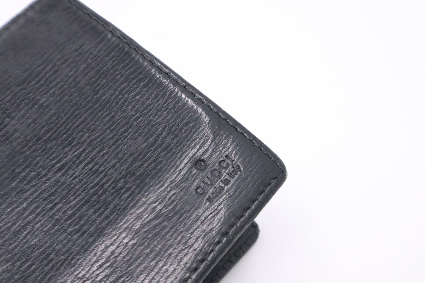 Gucci Bifold Wallet in Black Leather