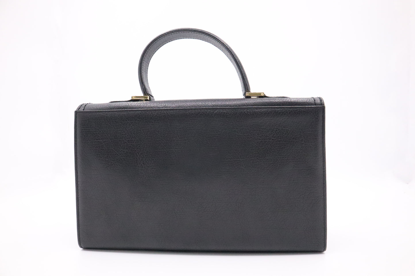 YSL Saint Laurent Top Handle Bag in Black Leather