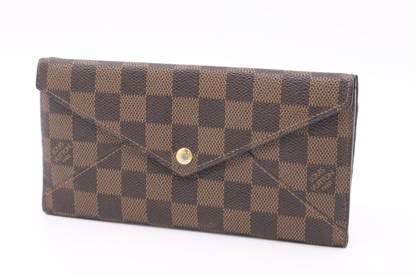 Louis Vuitton Origami Long Wallet in Damier Ebene Canvas
