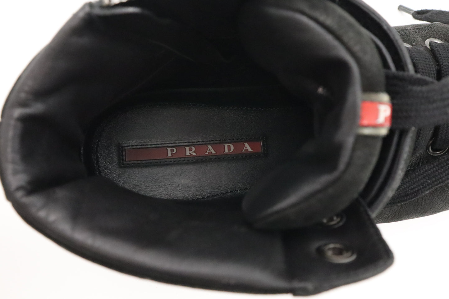 Prada Sneakers in Black Leather