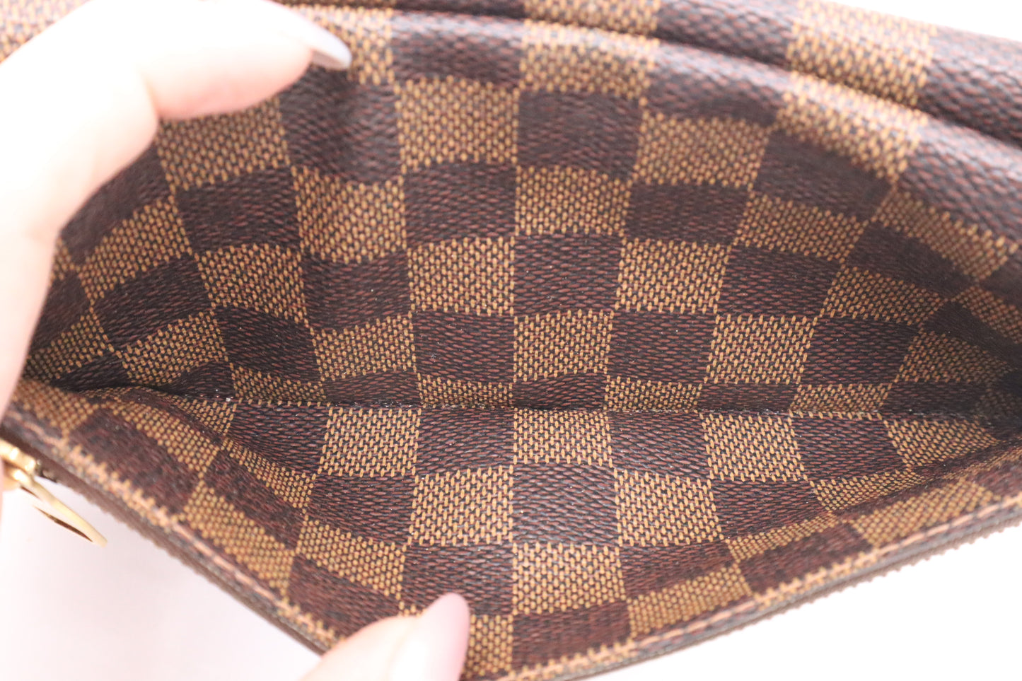 Louis Vuitton Origami Long Wallet in Damier Ebene Canvas
