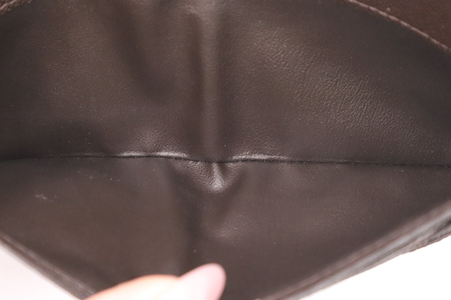Louis Vuitton Origami Long Wallet in Damier Ebene Canvas