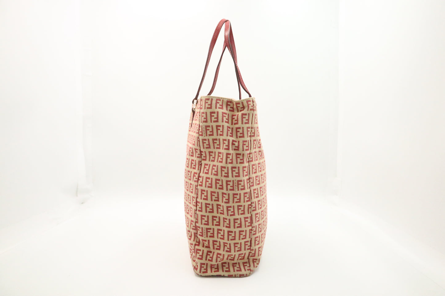 Fendi Handbag in Red Zucca Canvas