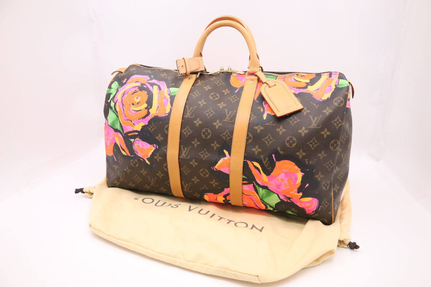 Louis Vuitton x Stephen Sprouse Keepall 50 in Roses Monogram Canvas