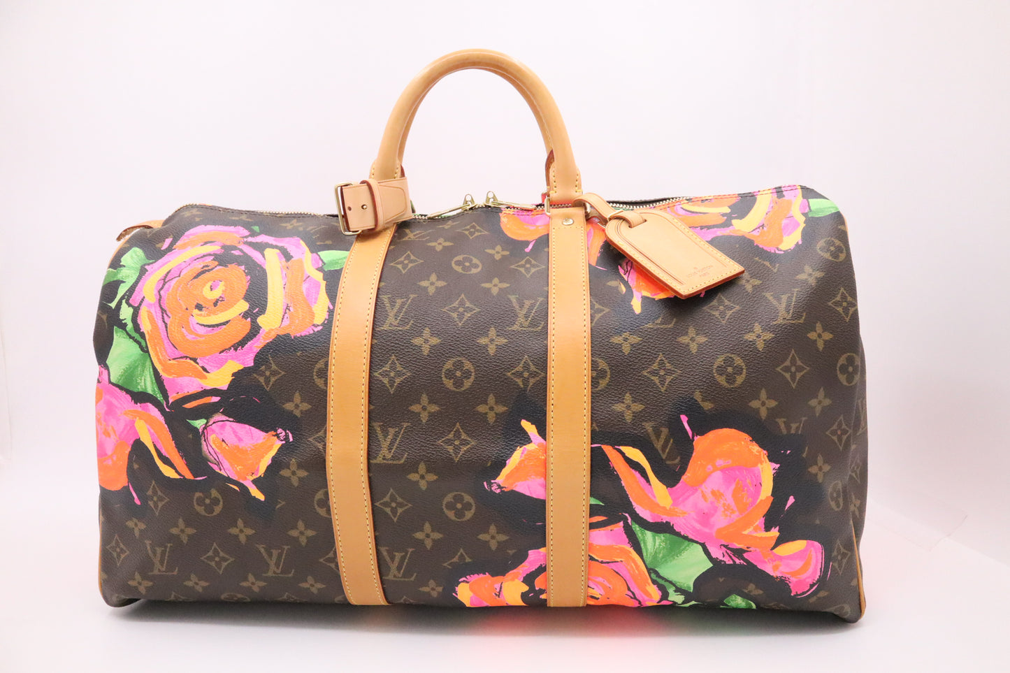 Louis Vuitton x Stephen Sprouse Keepall 50 in Roses Monogram Canvas