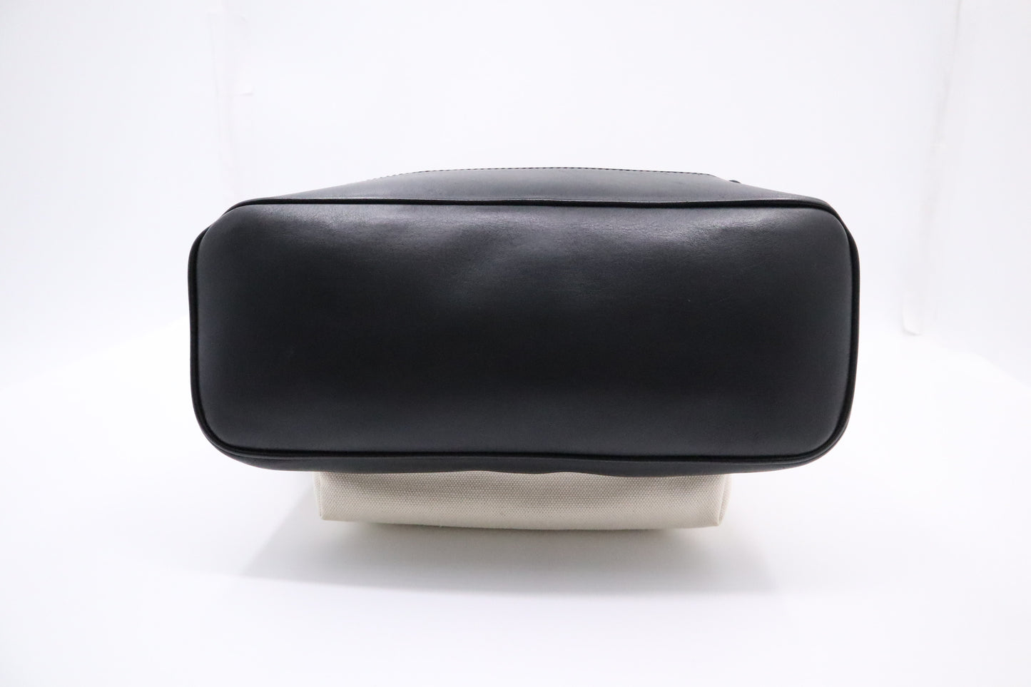 Balenciaga Backpack in White Canvas and Black Leather