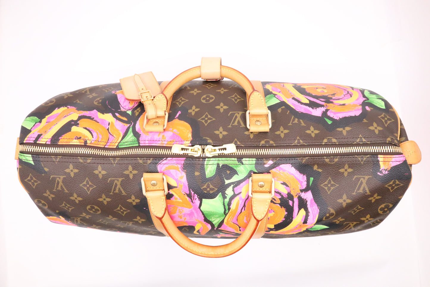 Louis Vuitton x Stephen Sprouse Keepall 50 in Roses Monogram Canvas