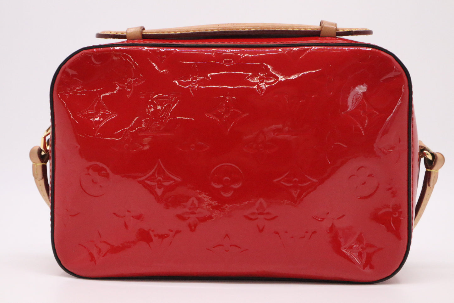 Louis Vuitton Santa Monica in Red Vernis Leather