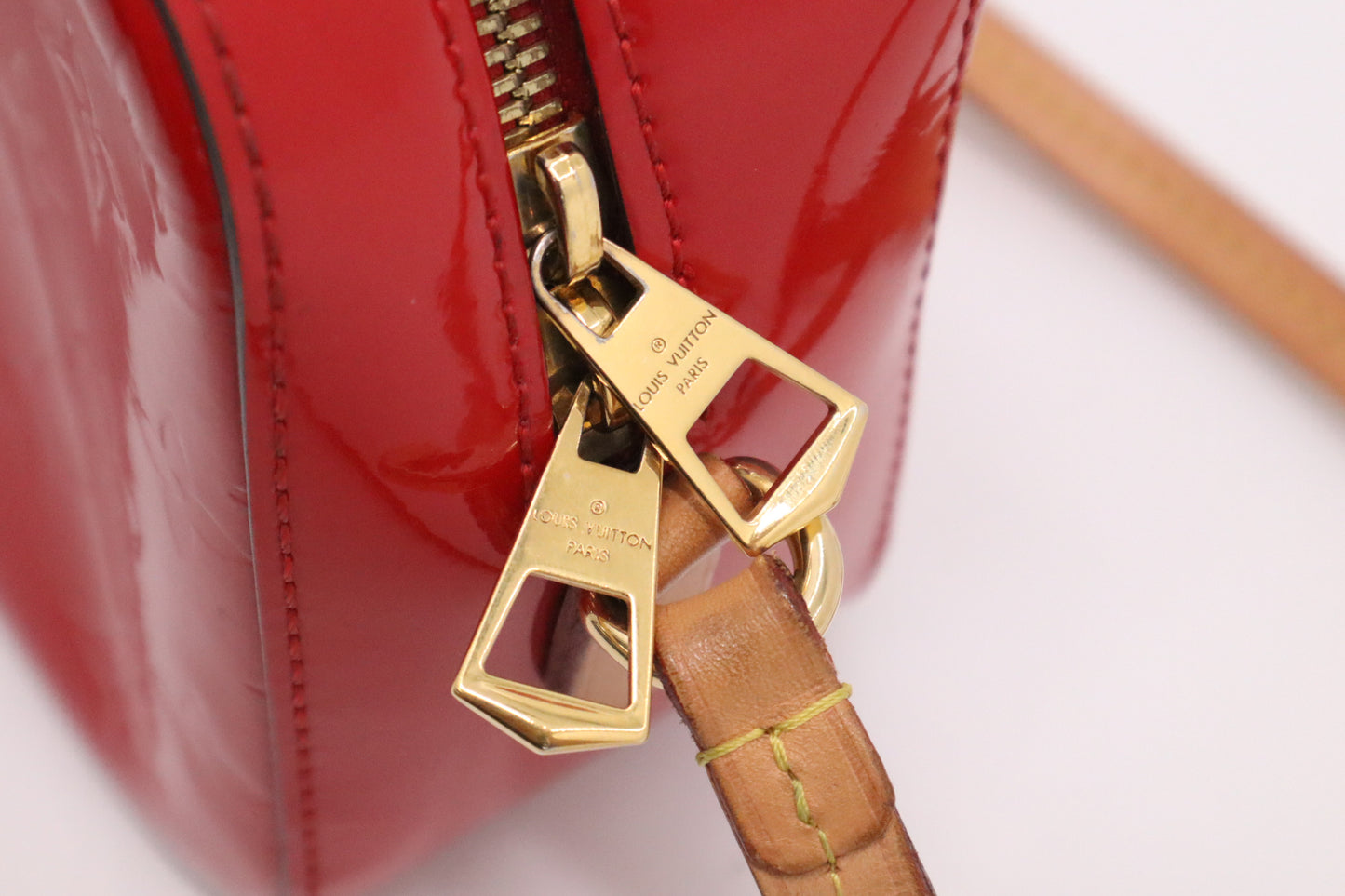 Louis Vuitton Santa Monica in Red Vernis Leather