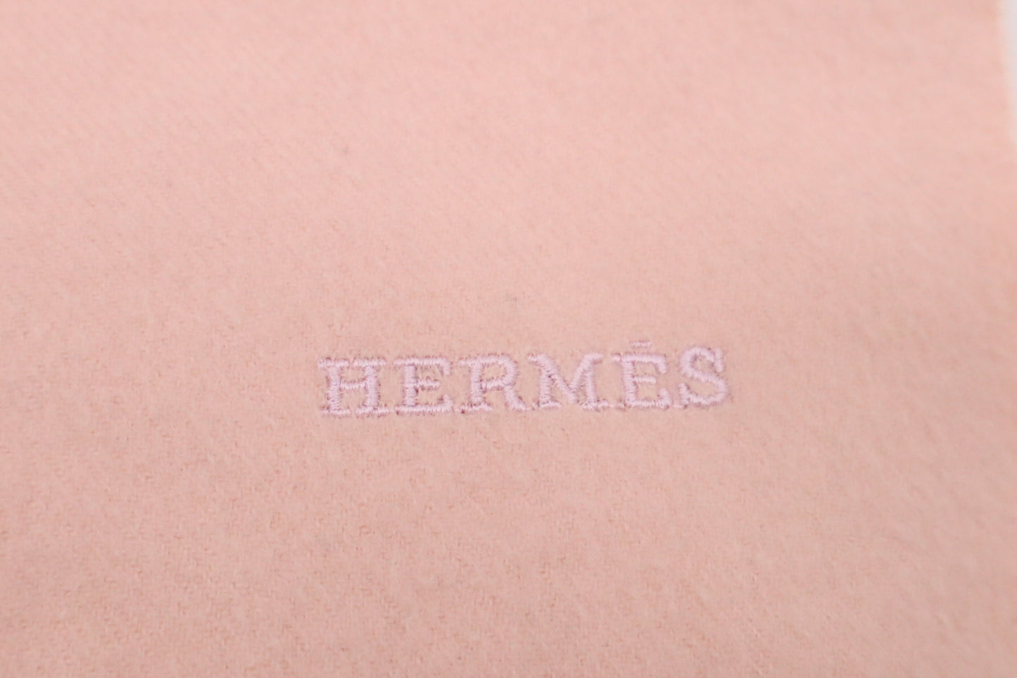 Hermes Stole in Rose Buvard Cashmere
