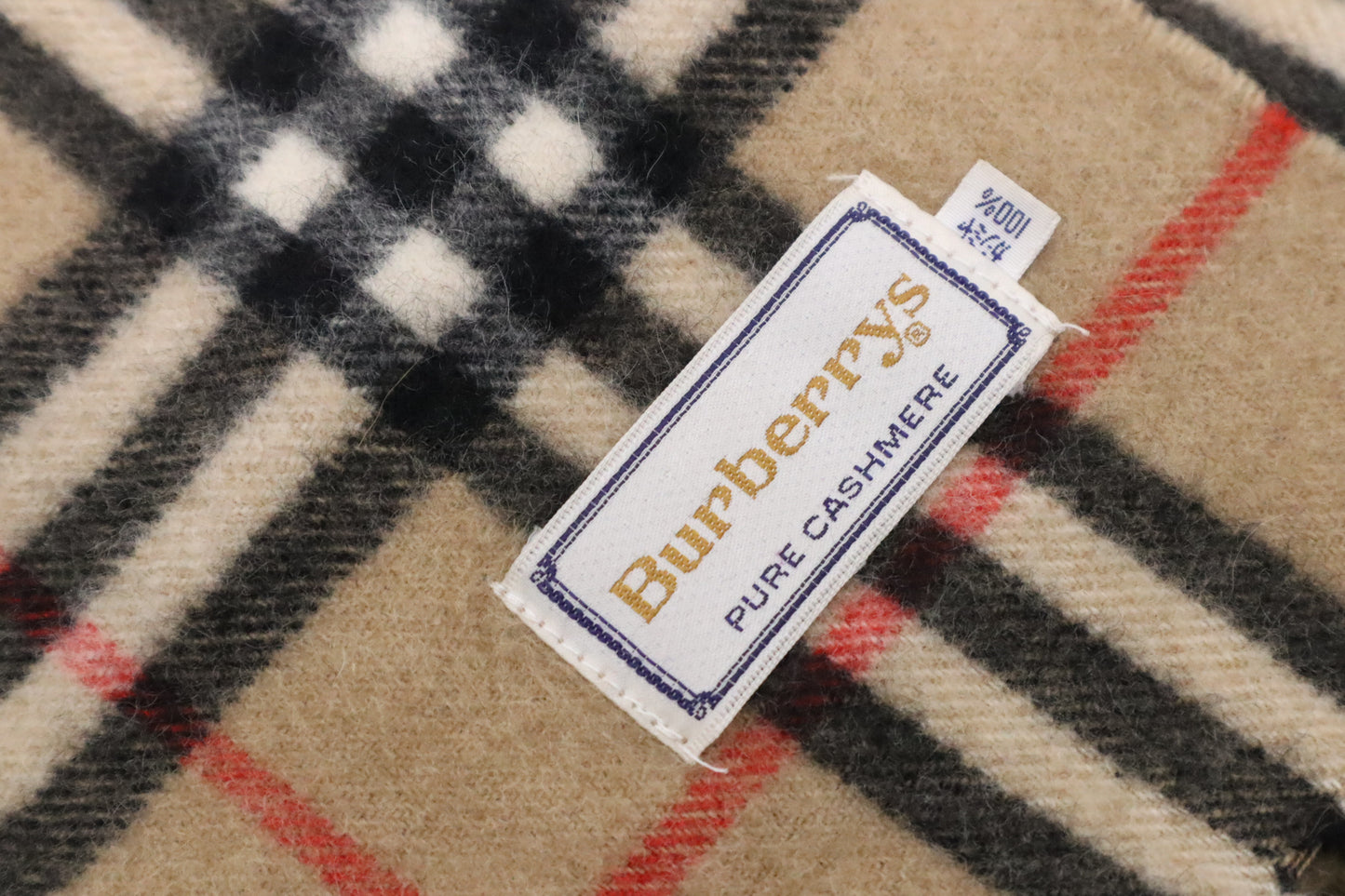 Burberry Scarf in Brown Checked Cashmere