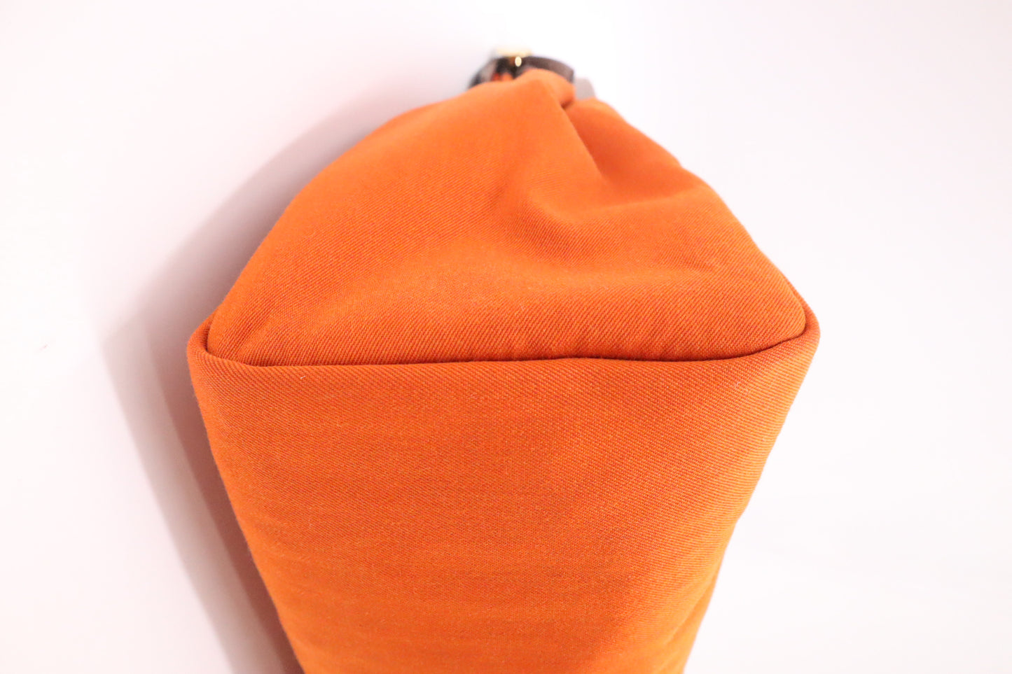 Hermes Herbag 39 in Red & Orange Canvas