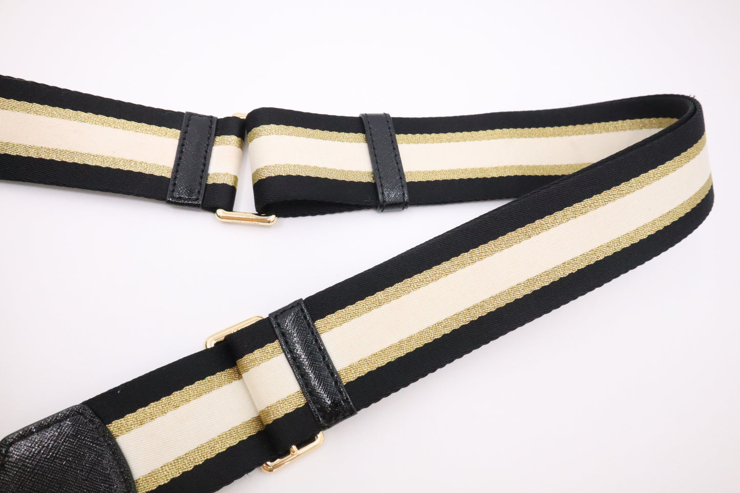 Marc Jacobs Snapshot in Tan, White and Green Leather