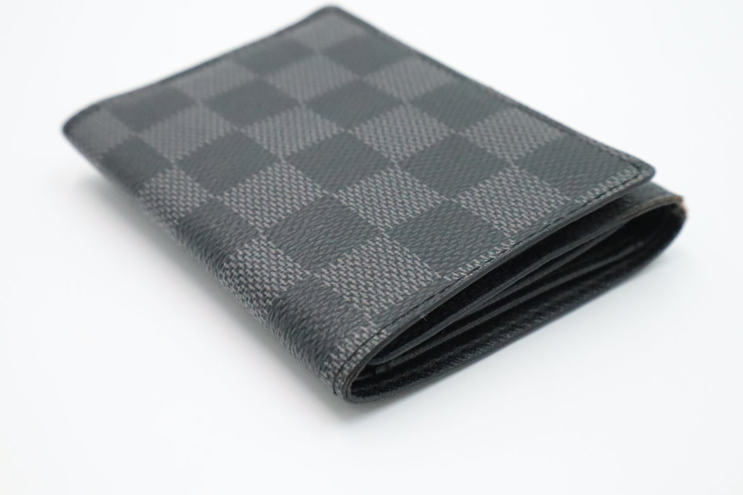 Louis Vuitton Compact Trifold Wallet in Damier Graphite Canvas