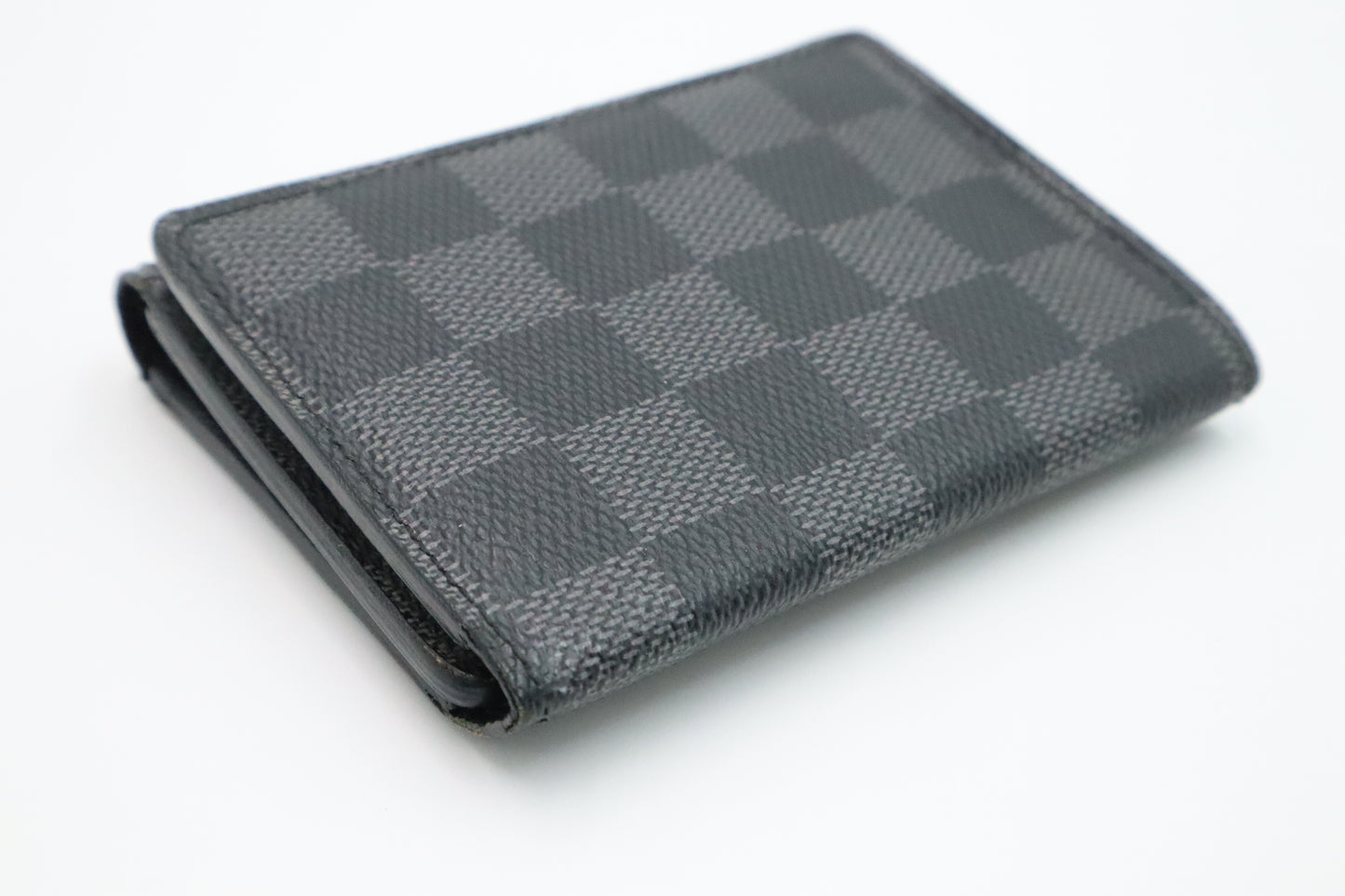 Louis Vuitton Compact Trifold Wallet in Damier Graphite Canvas