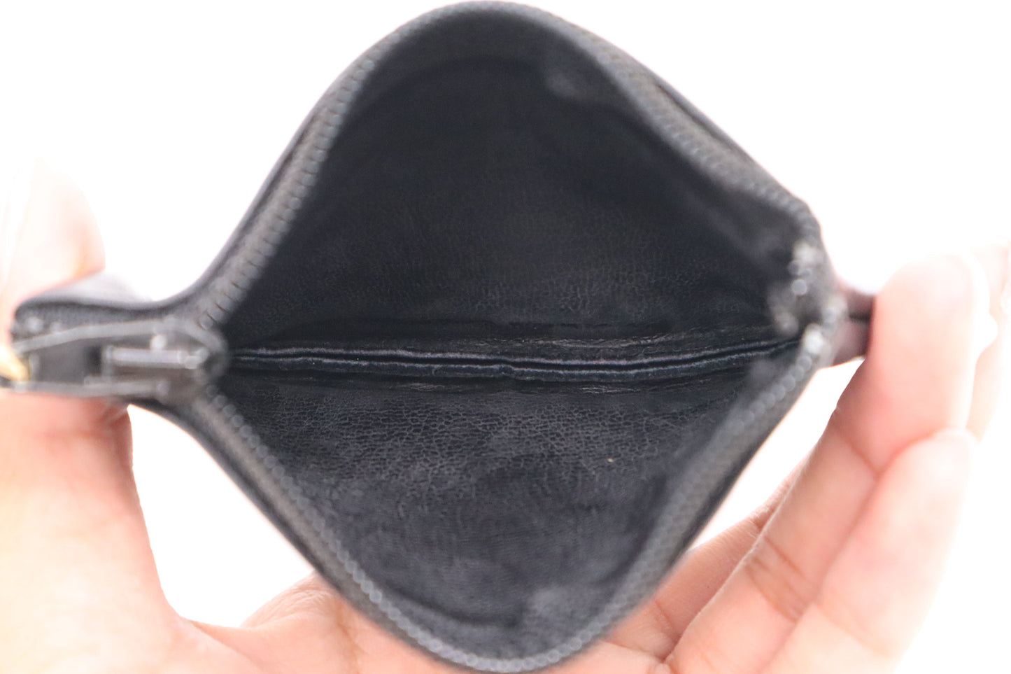 Chanel Mini Bucket Bag in Black Leather