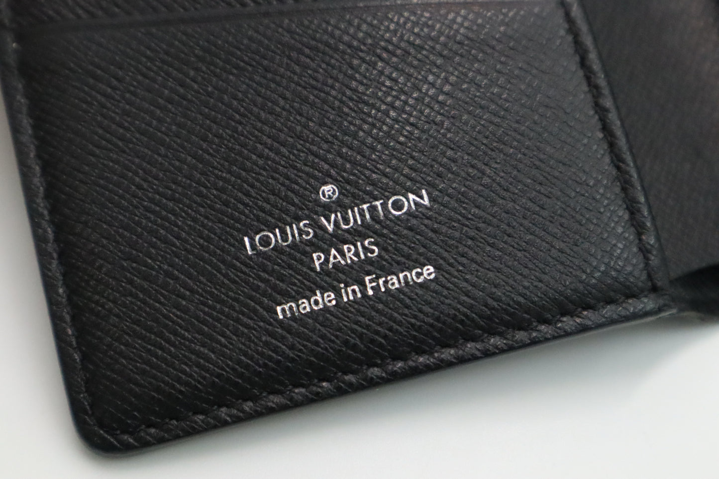 Louis Vuitton Compact Trifold Wallet in Damier Graphite Canvas