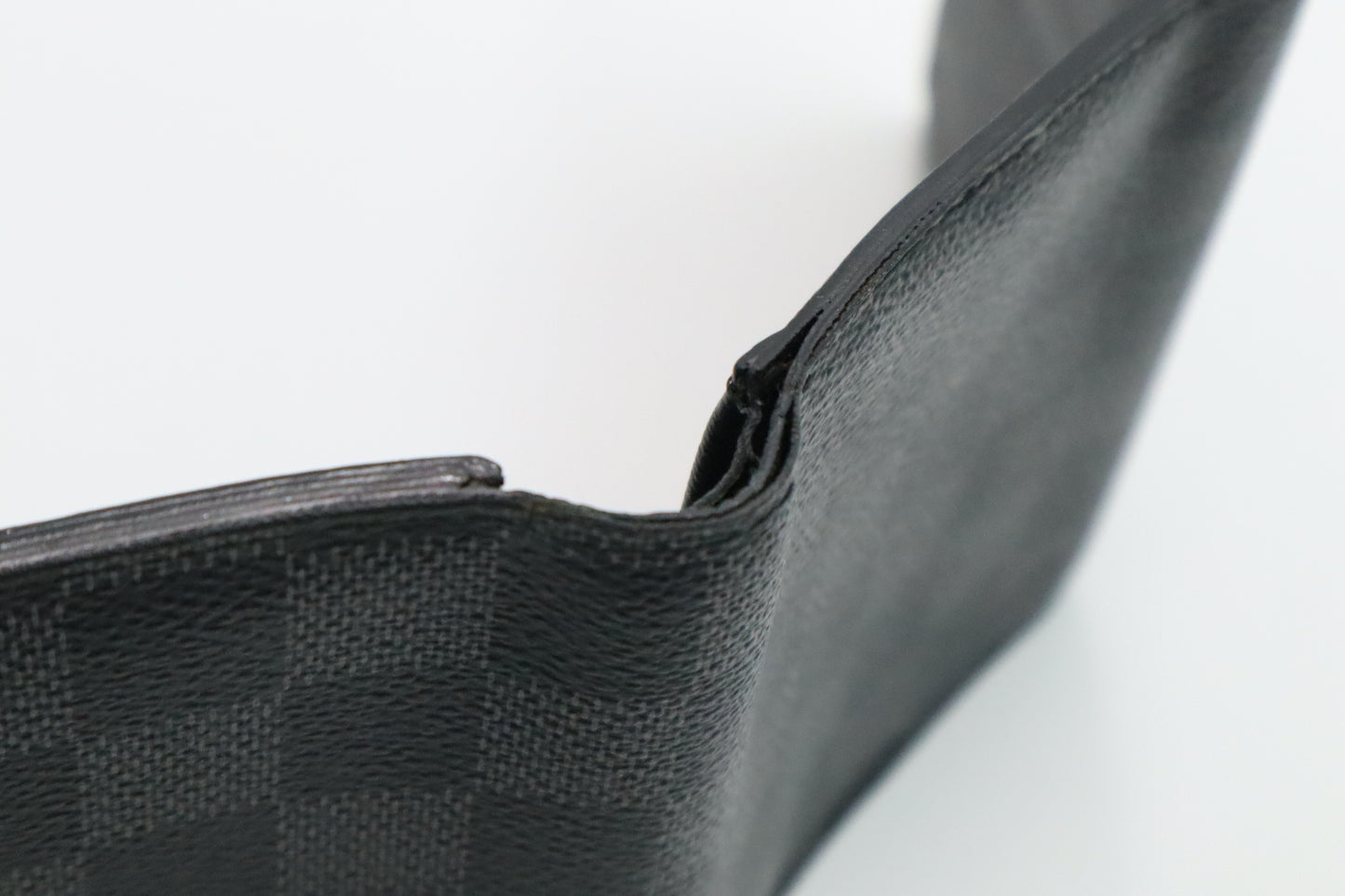Louis Vuitton Compact Trifold Wallet in Damier Graphite Canvas