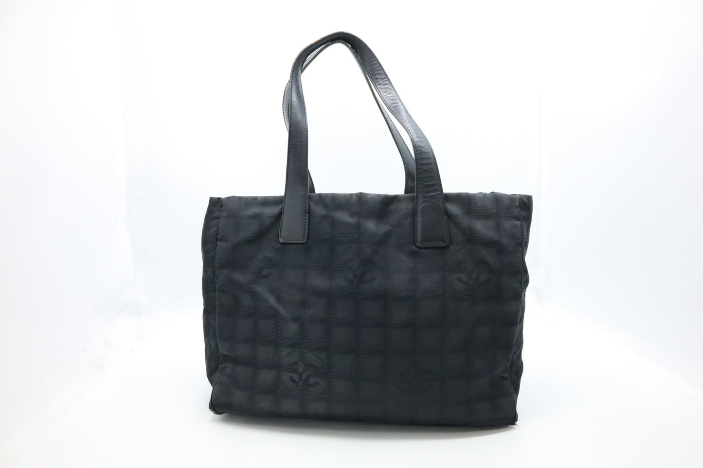 Chanel New Travel Line Tote in Black Canvas