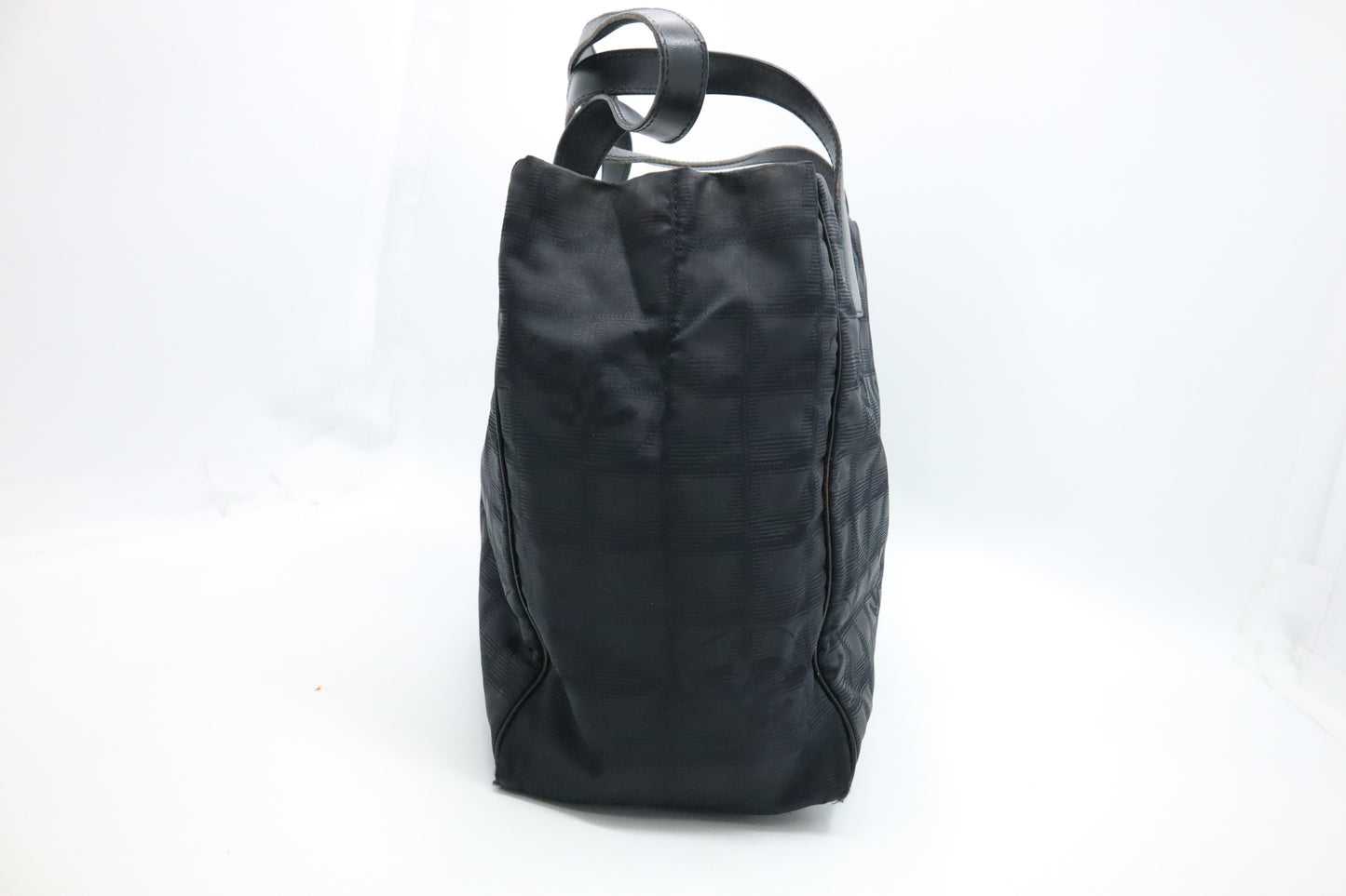 Chanel New Travel Line Tote in Black Canvas