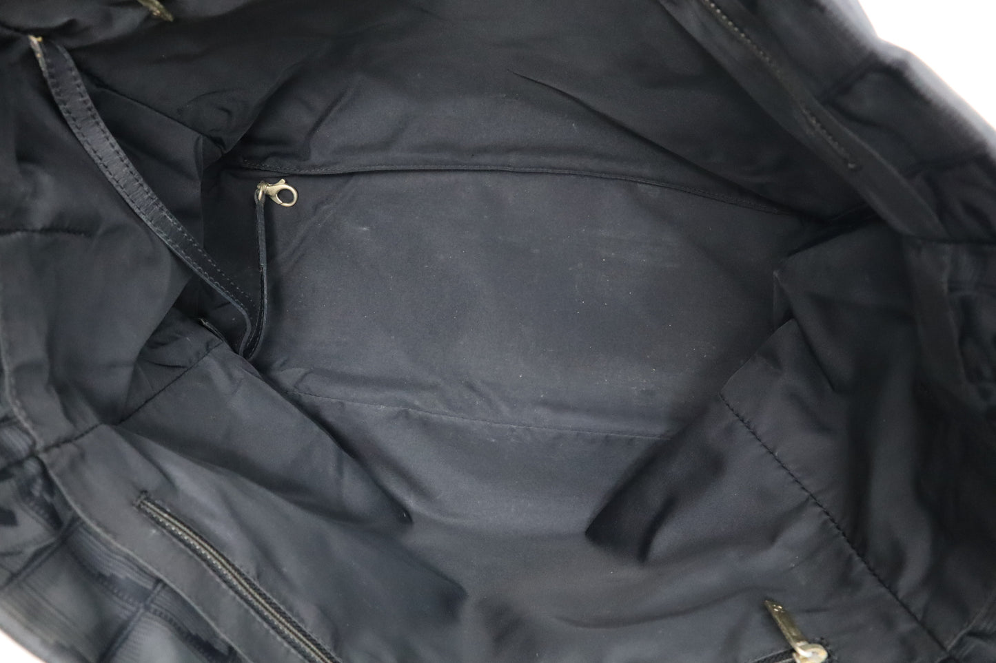 Chanel New Travel Line Tote in Black Canvas