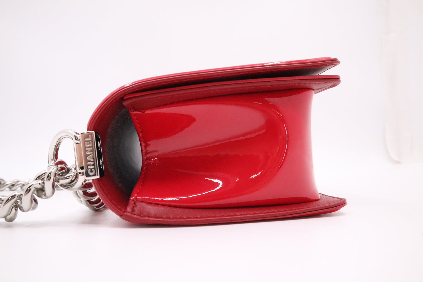 Chanel Medium Boy in Pink Patent Leather