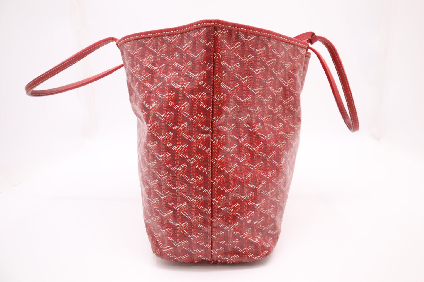 Goyard Saint Louis PM in Red Goyardine Canvas