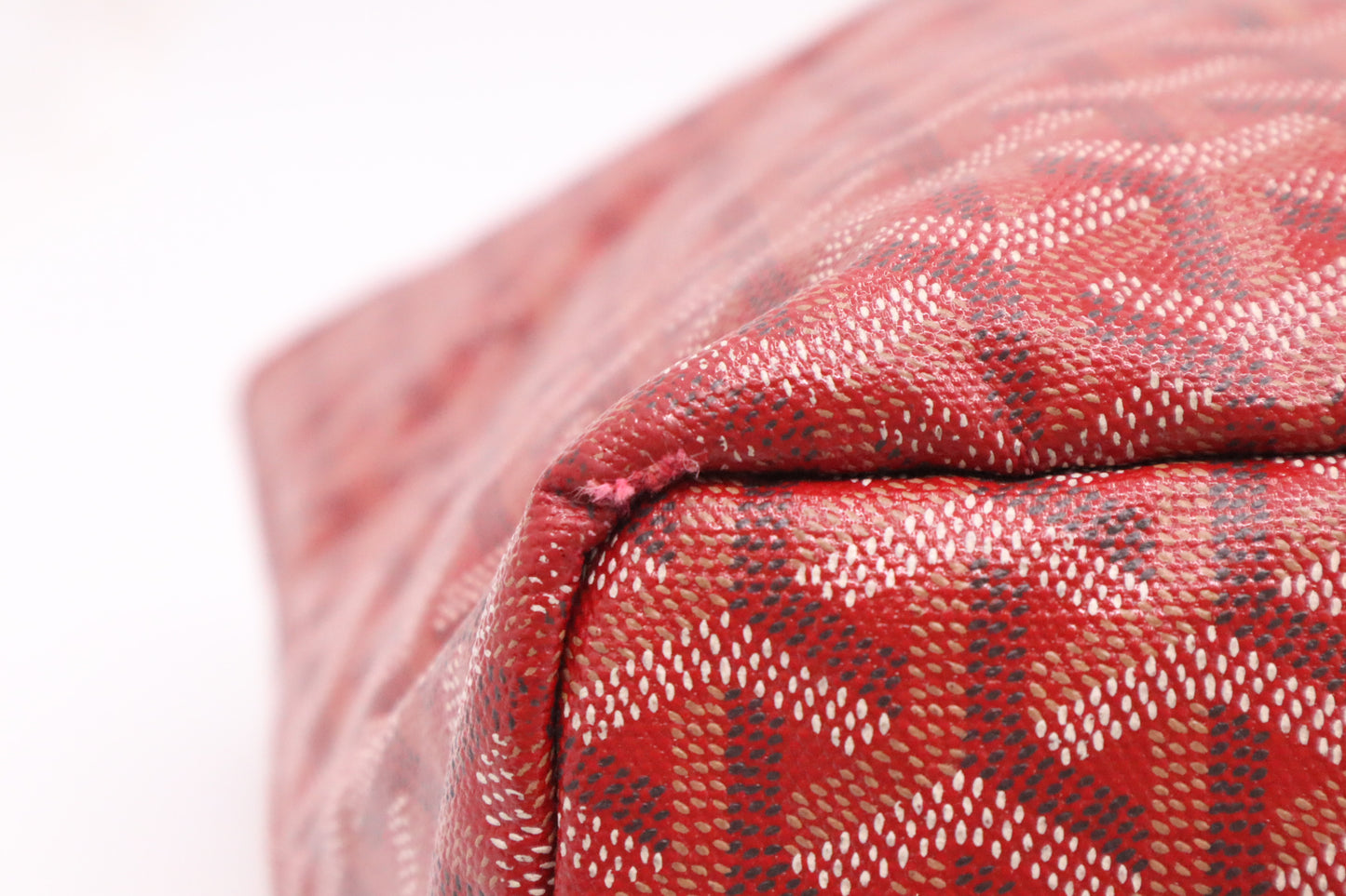 Goyard Saint Louis PM in Red Goyardine Canvas