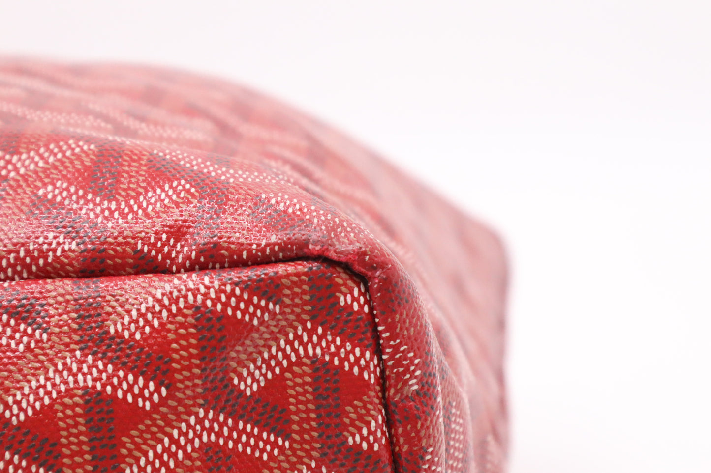 Goyard Saint Louis PM in Red Goyardine Canvas