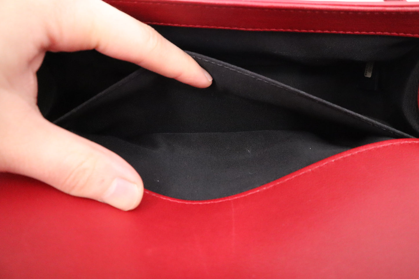 Chanel Medium Boy in Pink Patent Leather