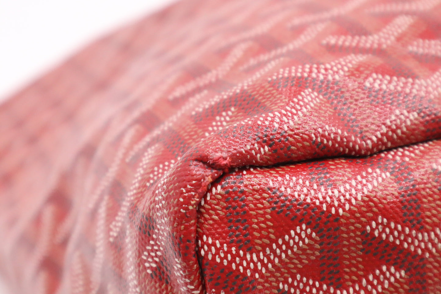 Goyard Saint Louis PM in Red Goyardine Canvas