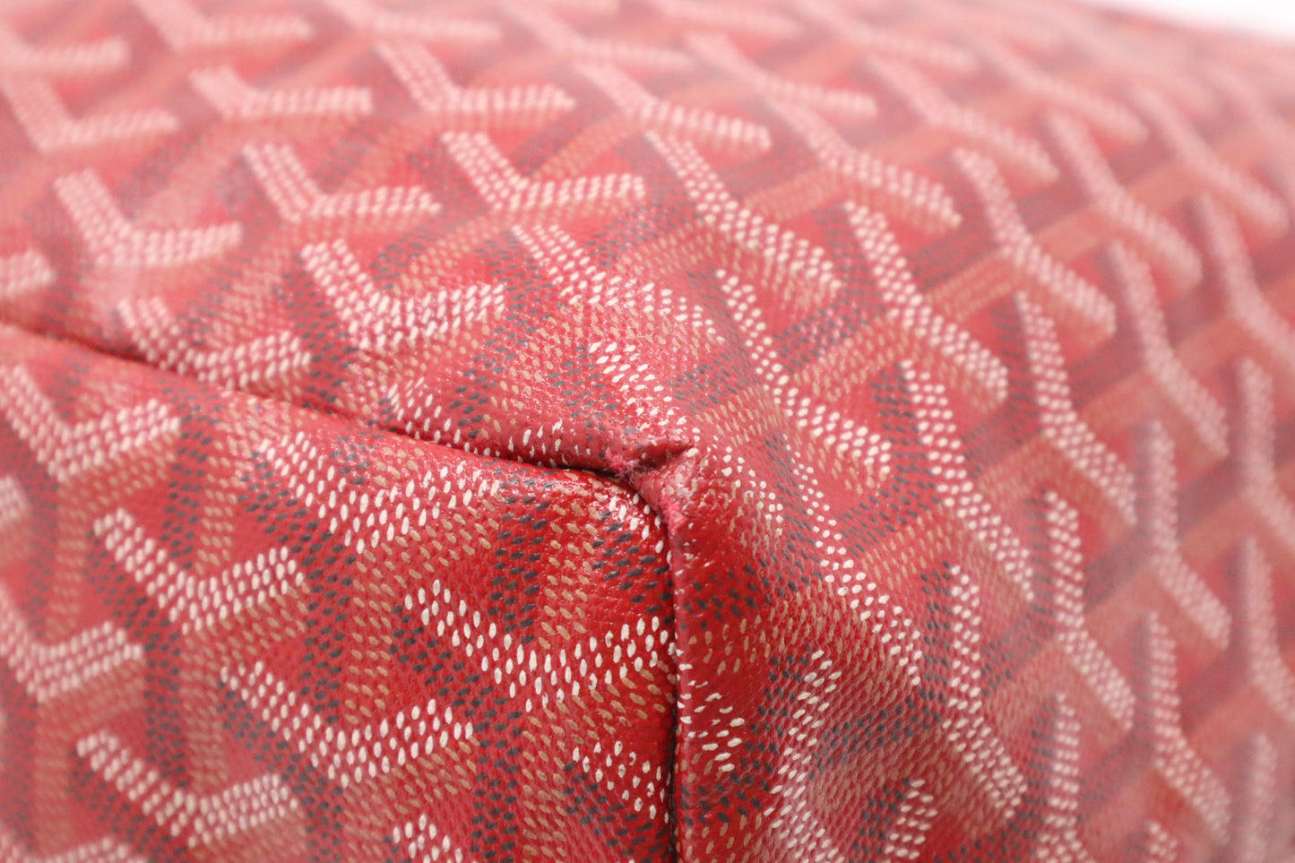 Goyard Saint Louis PM in Red Goyardine Canvas