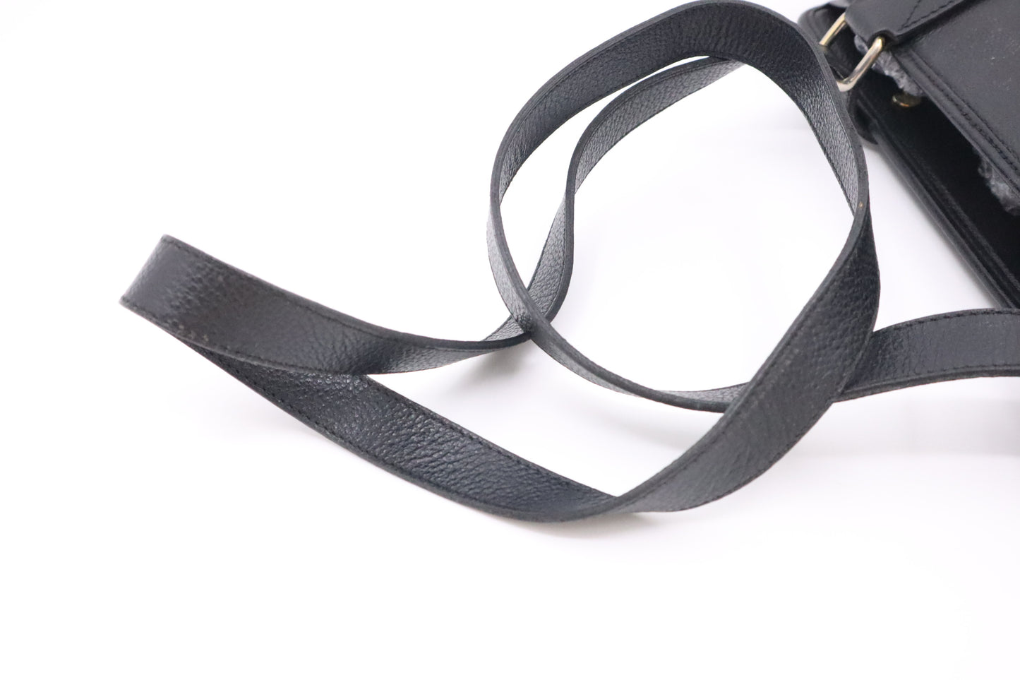YSL Saint Laurent Shoulder Bag in Black Leather