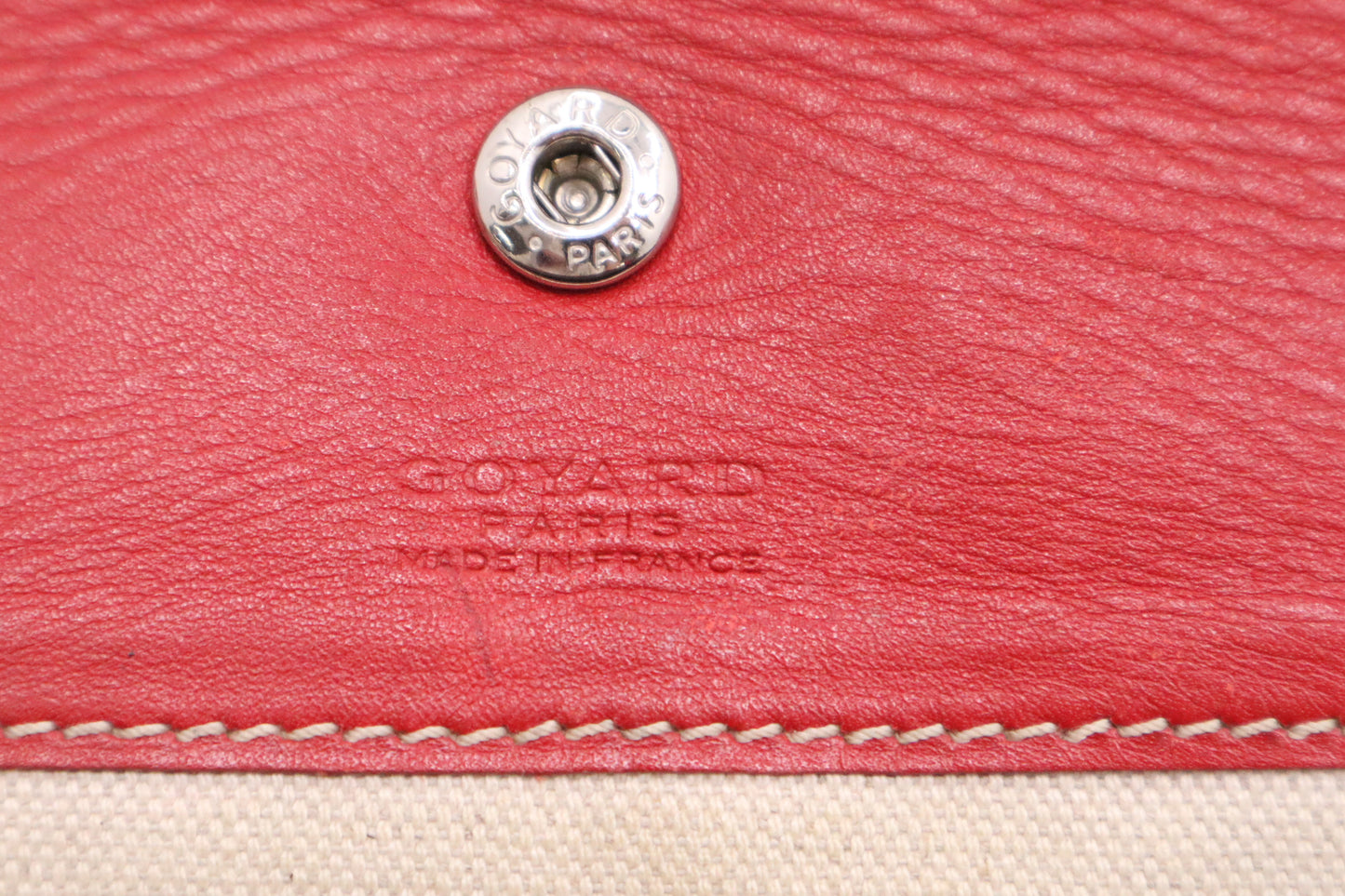Goyard Saint Louis PM in Red Goyardine Canvas