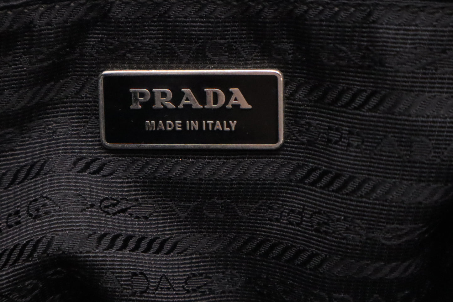 Prada Crossbody Bag in Black Nylon