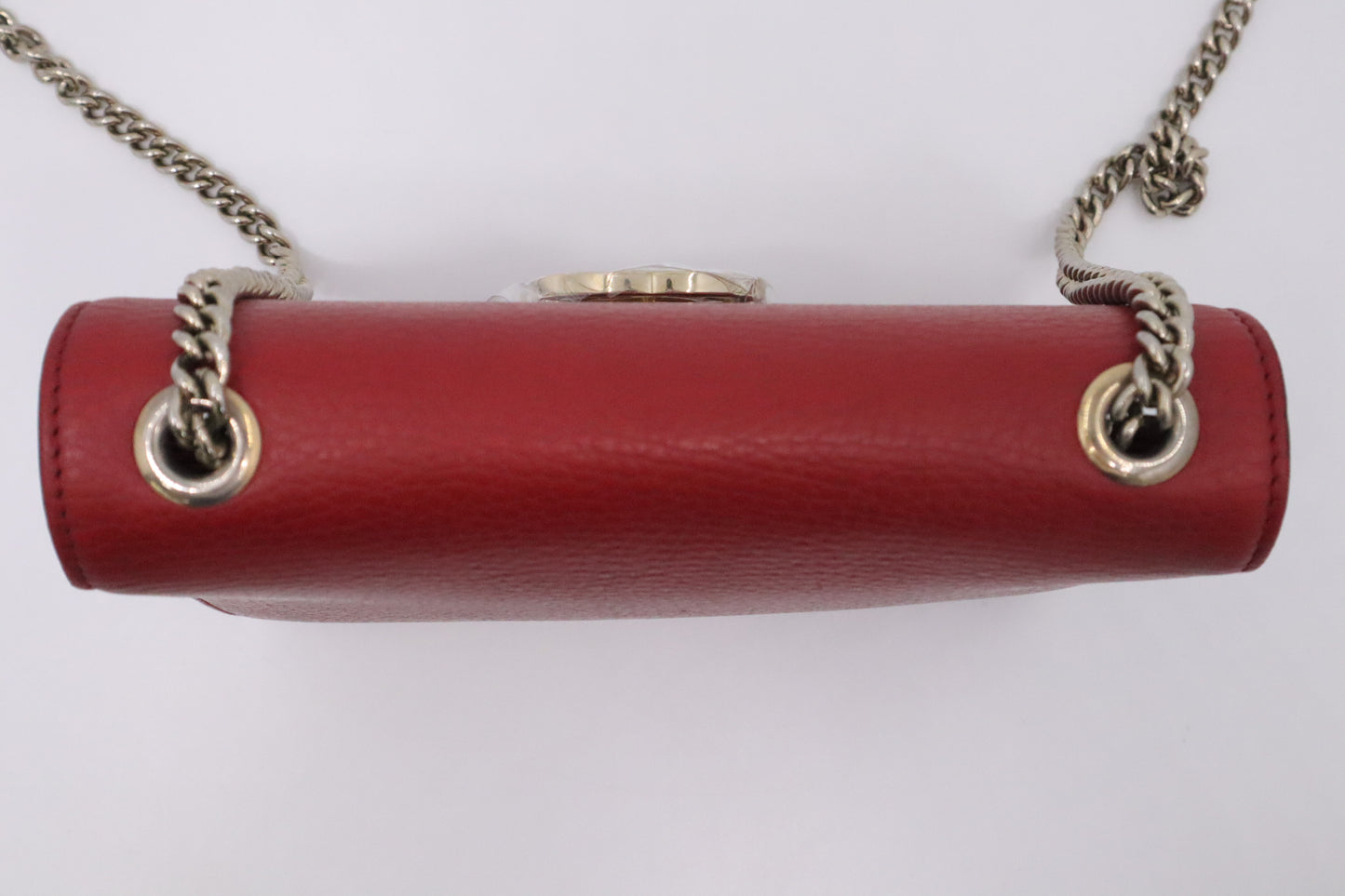Gucci Dollar Shoulder Bag in Red Leather
