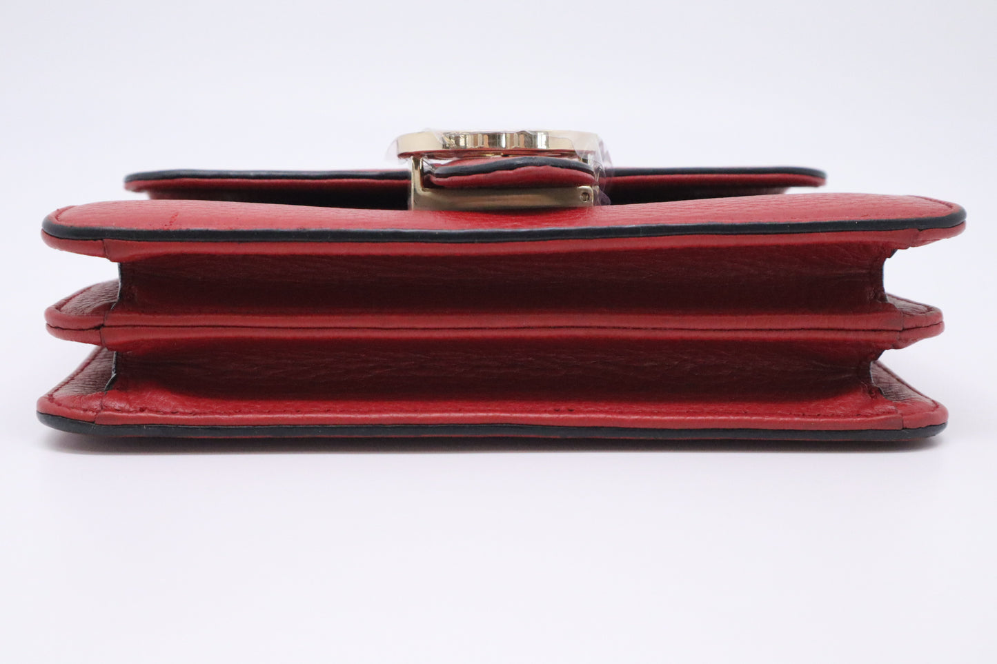 Gucci Dollar Shoulder Bag in Red Leather
