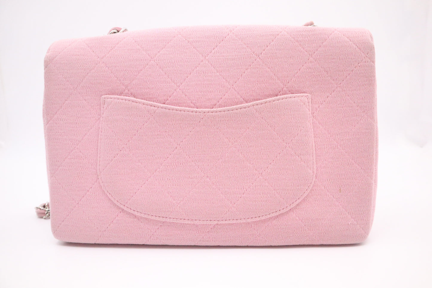 Chanel Medium Flap in Pink Cotton Canvas
